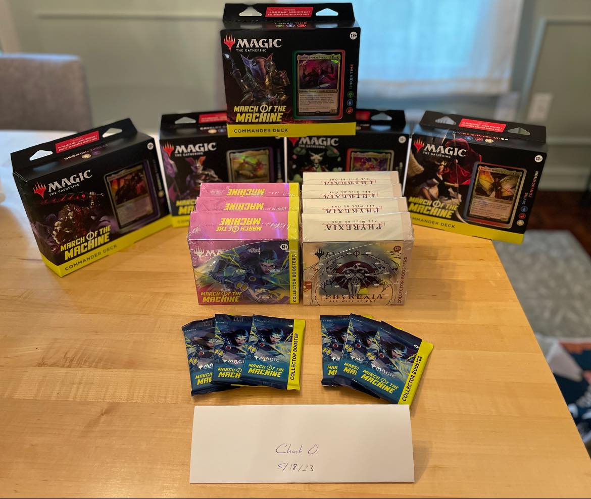 mtg march of the machines collector booster box Machine Bundle 5 Common mtg march of the machine