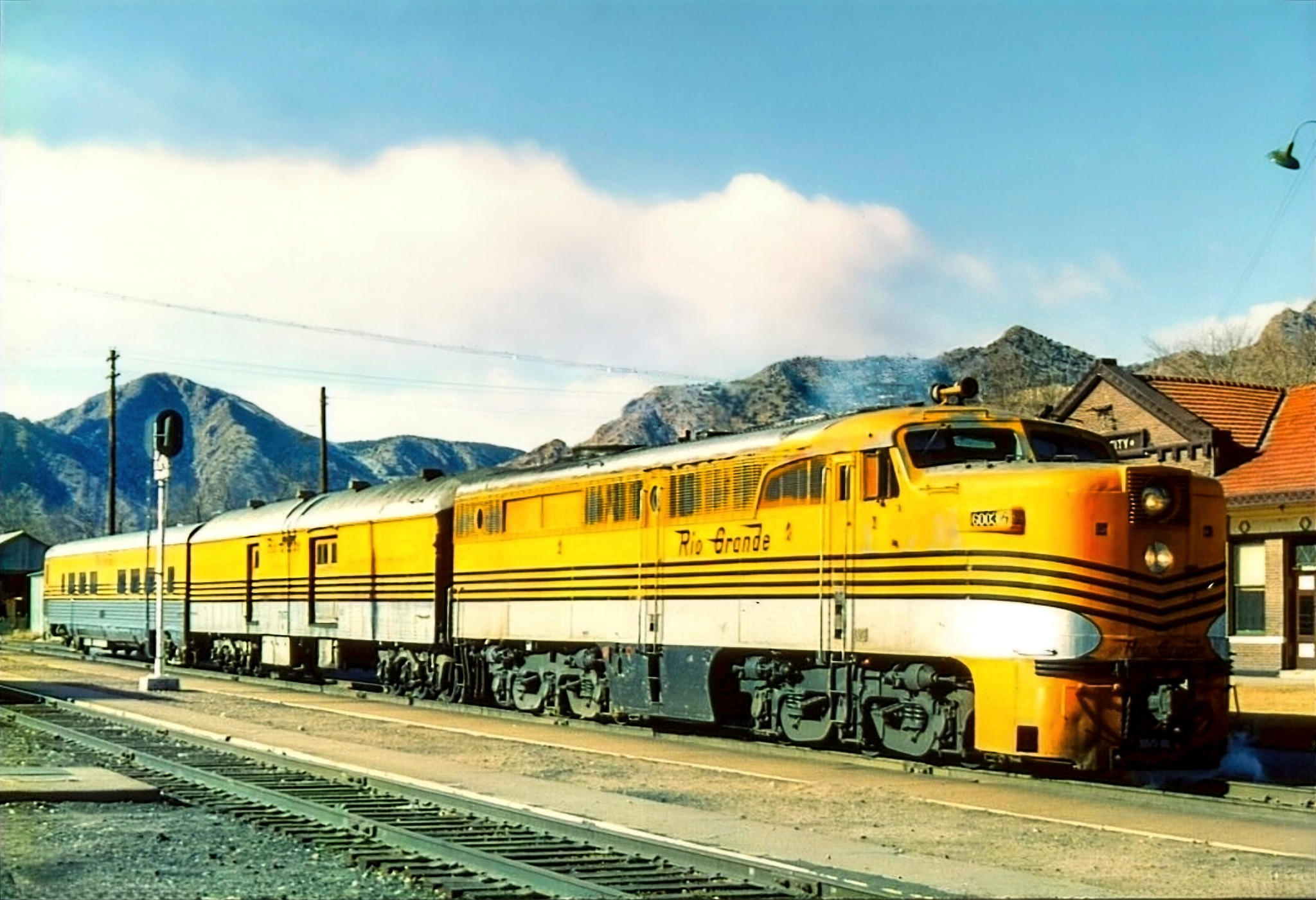 Rio Grande PA-1 locomotive in Denver, Colorado