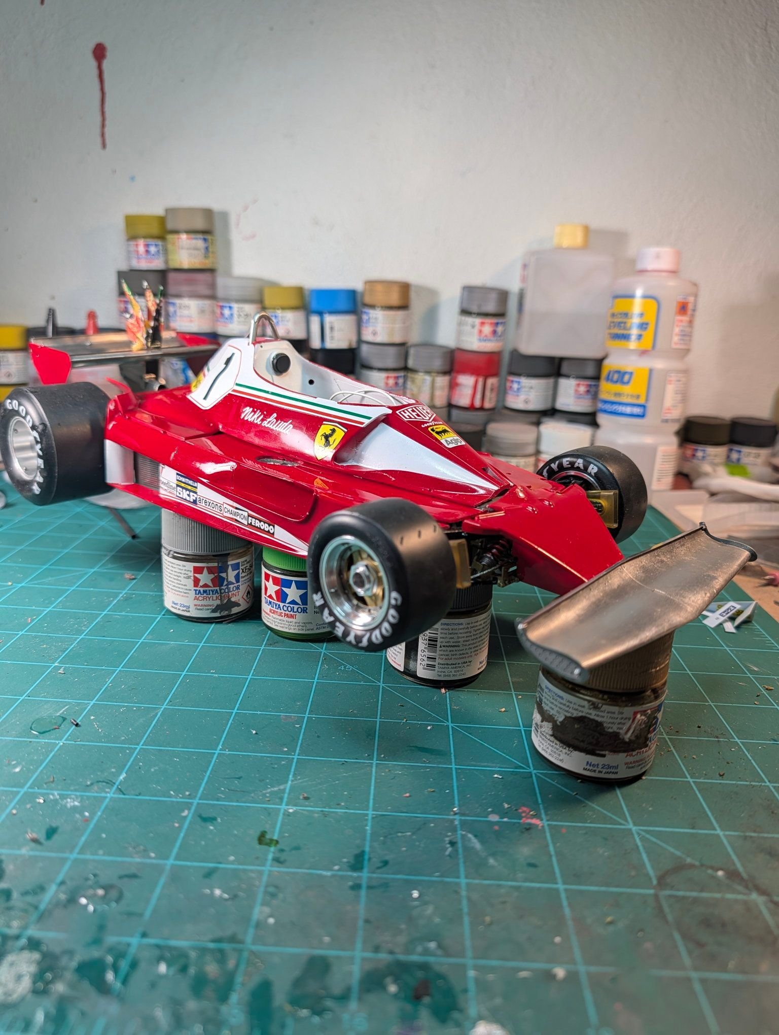 Ferrari type 031 1984. Wip Ferrari 126C4M2 Model Factory Hiro 1/12