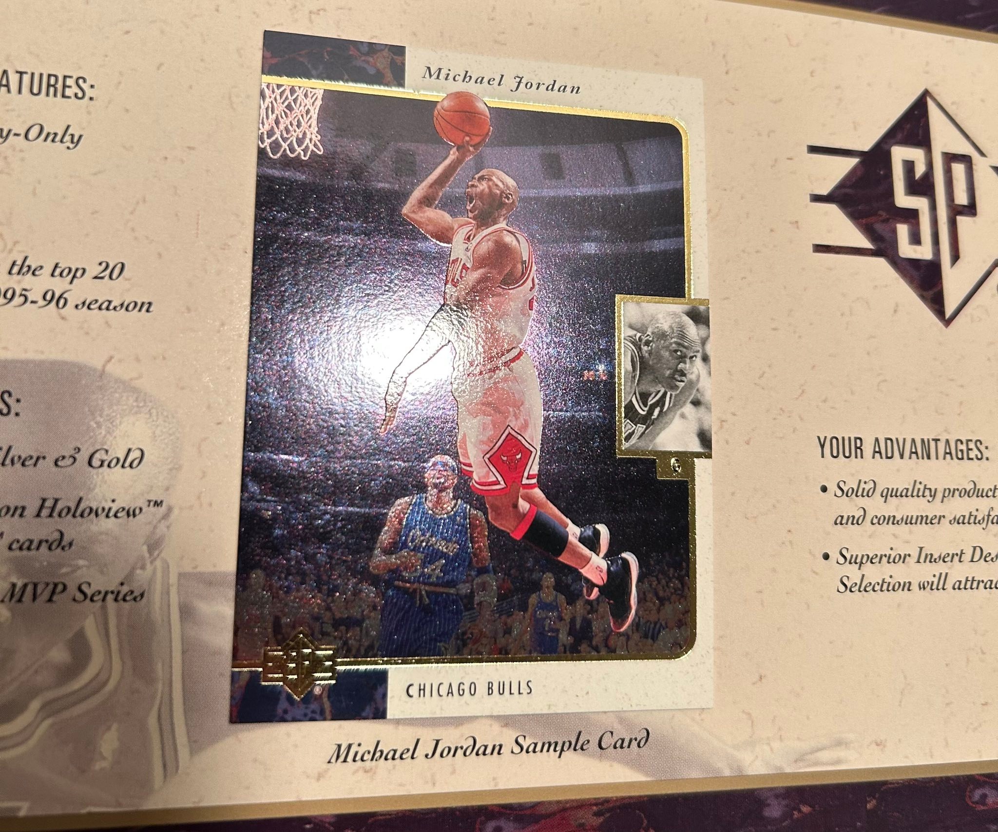 Rare Michael Jordan 1996 SPX Auto Card with Historical Significance