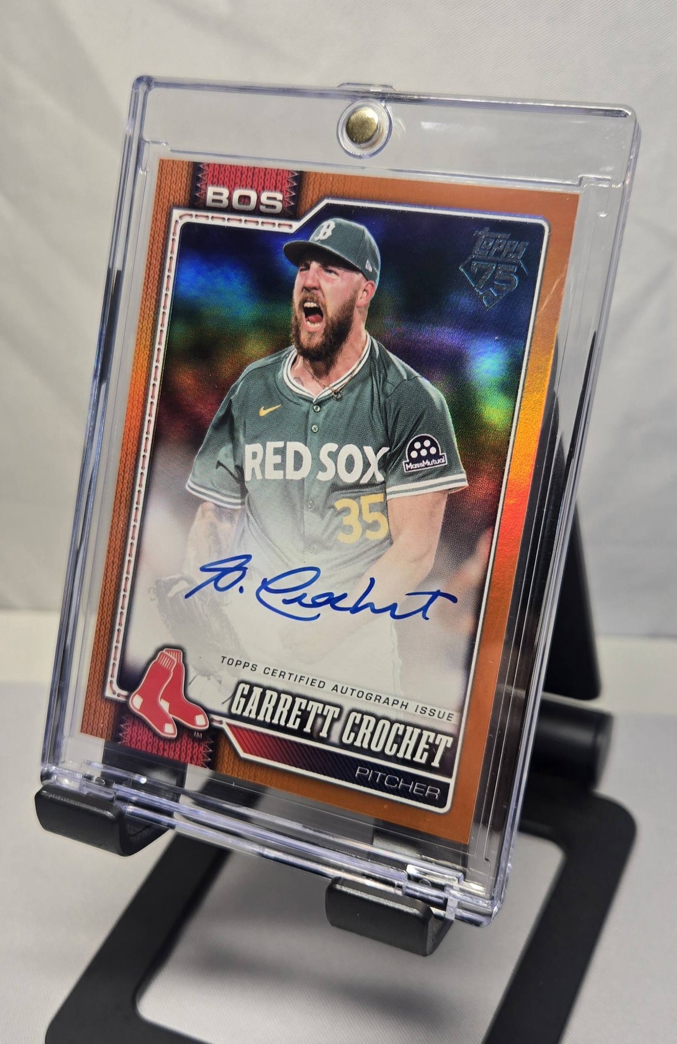 For Sale: 2026 Topps Baseball Series 2 Garret Crochet Orange Auto 