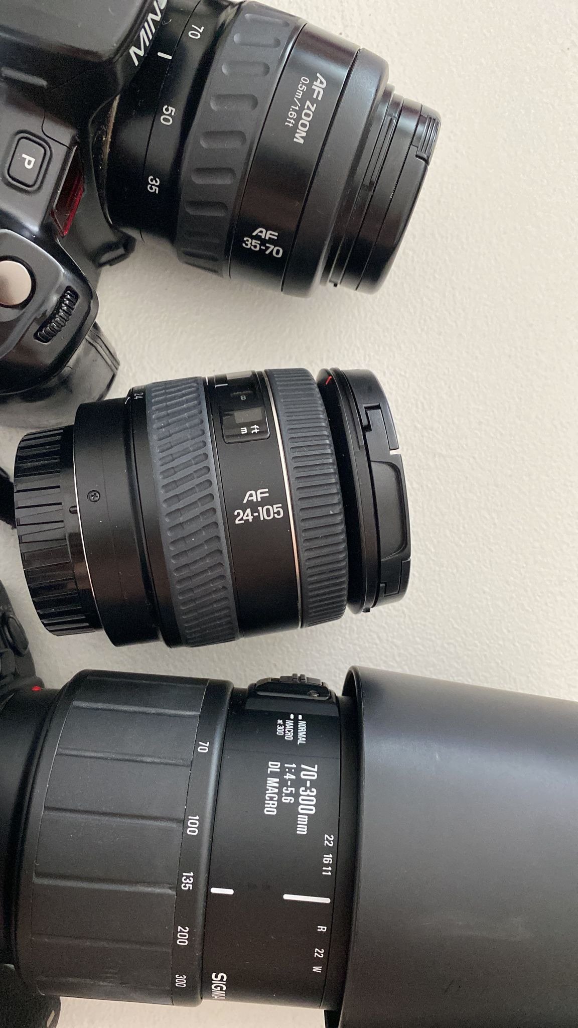 What are tips for using a Minolta Alpha Sweet S film camera?