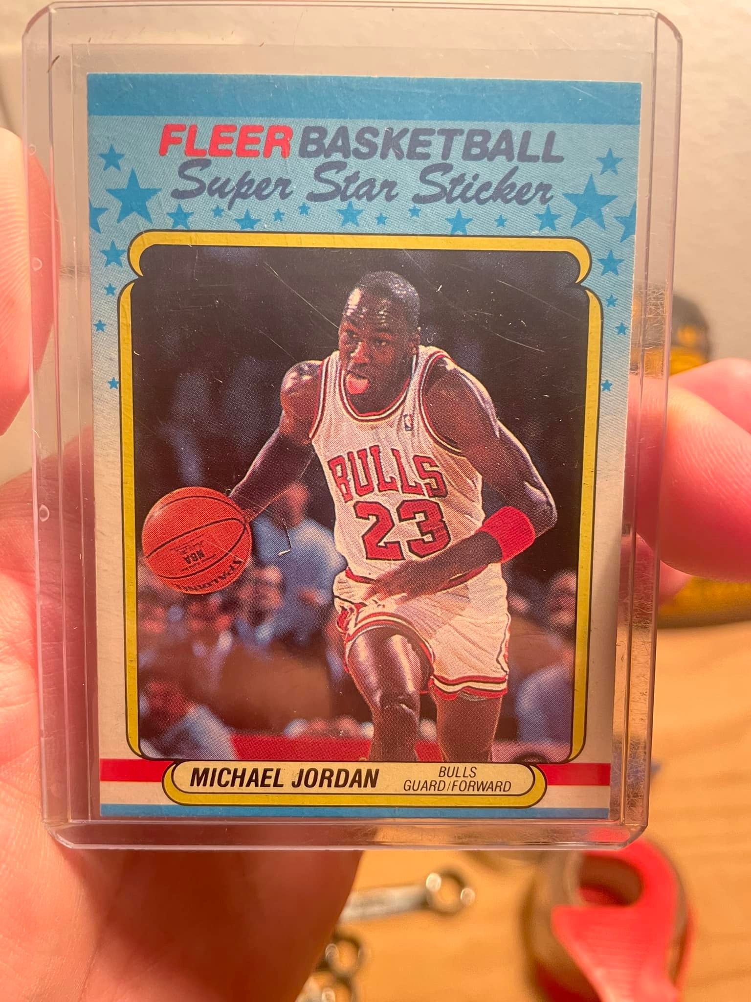 1988 Fleer Jordan 86 Fleer Sticker By Chance Does Anyone On Here 