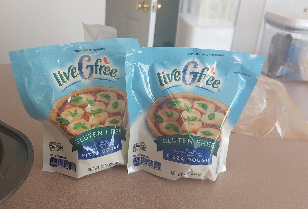 LiveGFree pizza dough used to make caramel monkey bread