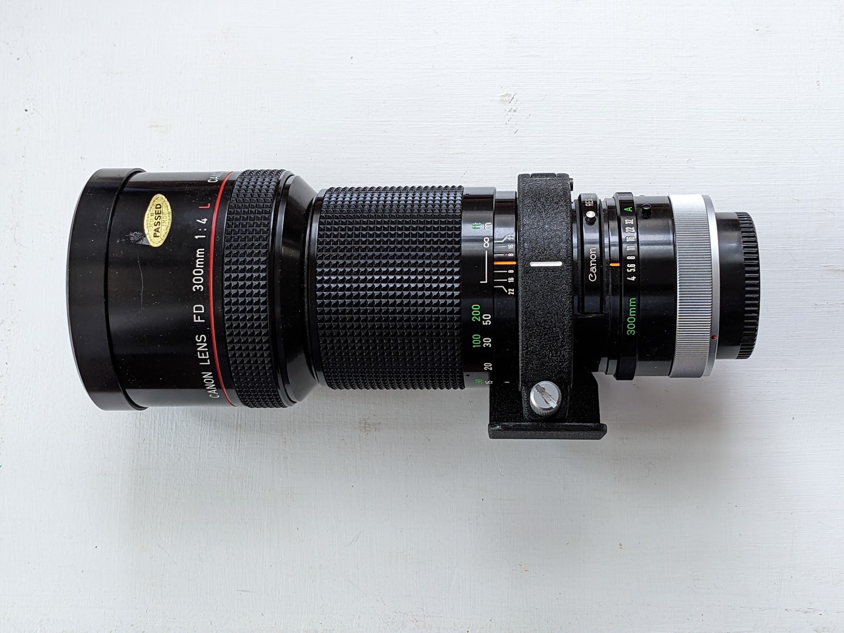 Canon's first L lens: FD 300mm f/4L