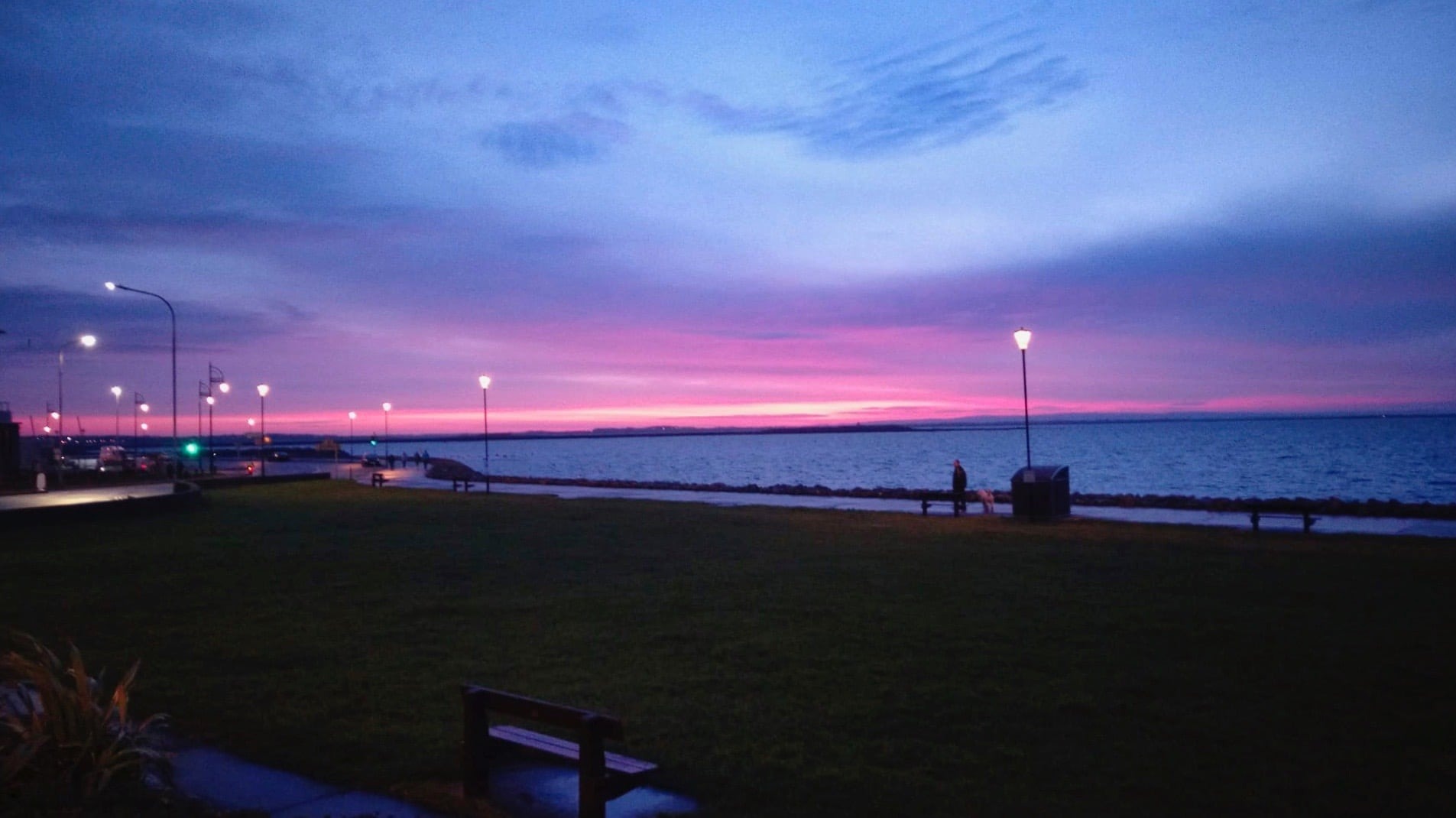 My view this morning looking across Galway Bay at Aran Islands