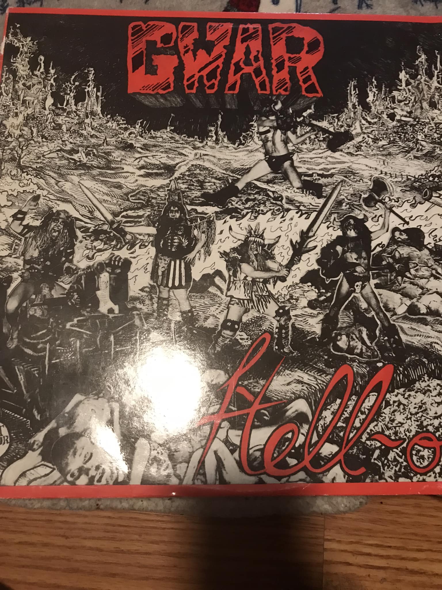 The record I'll never play. 1/500 first pressing gwar “hell-o”