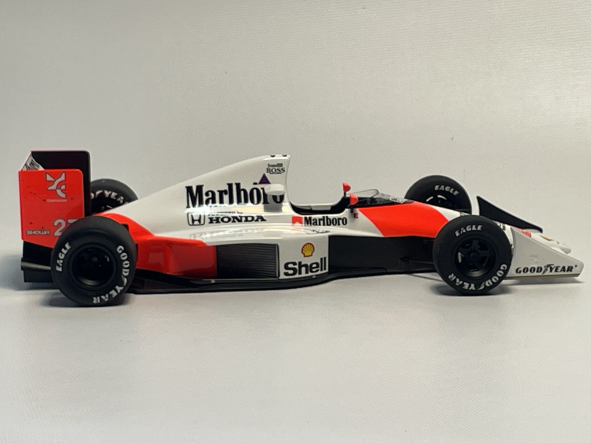 Tamiya McLaren MP4/5B 1/20 model kit build review