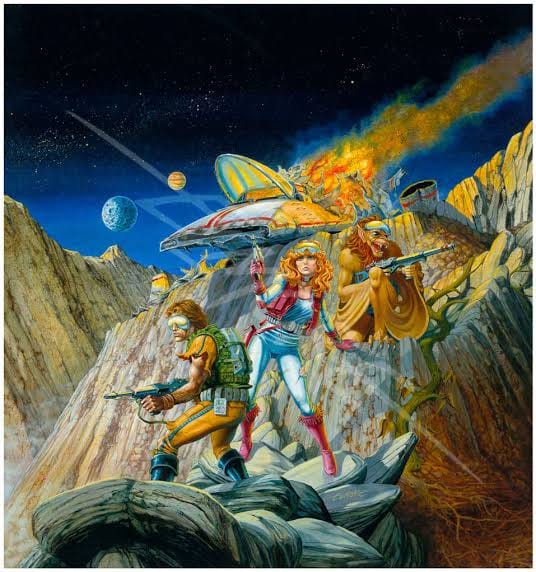 Larry Elmore art; Cities of mystery, 1989.🗡️⚔️🔥