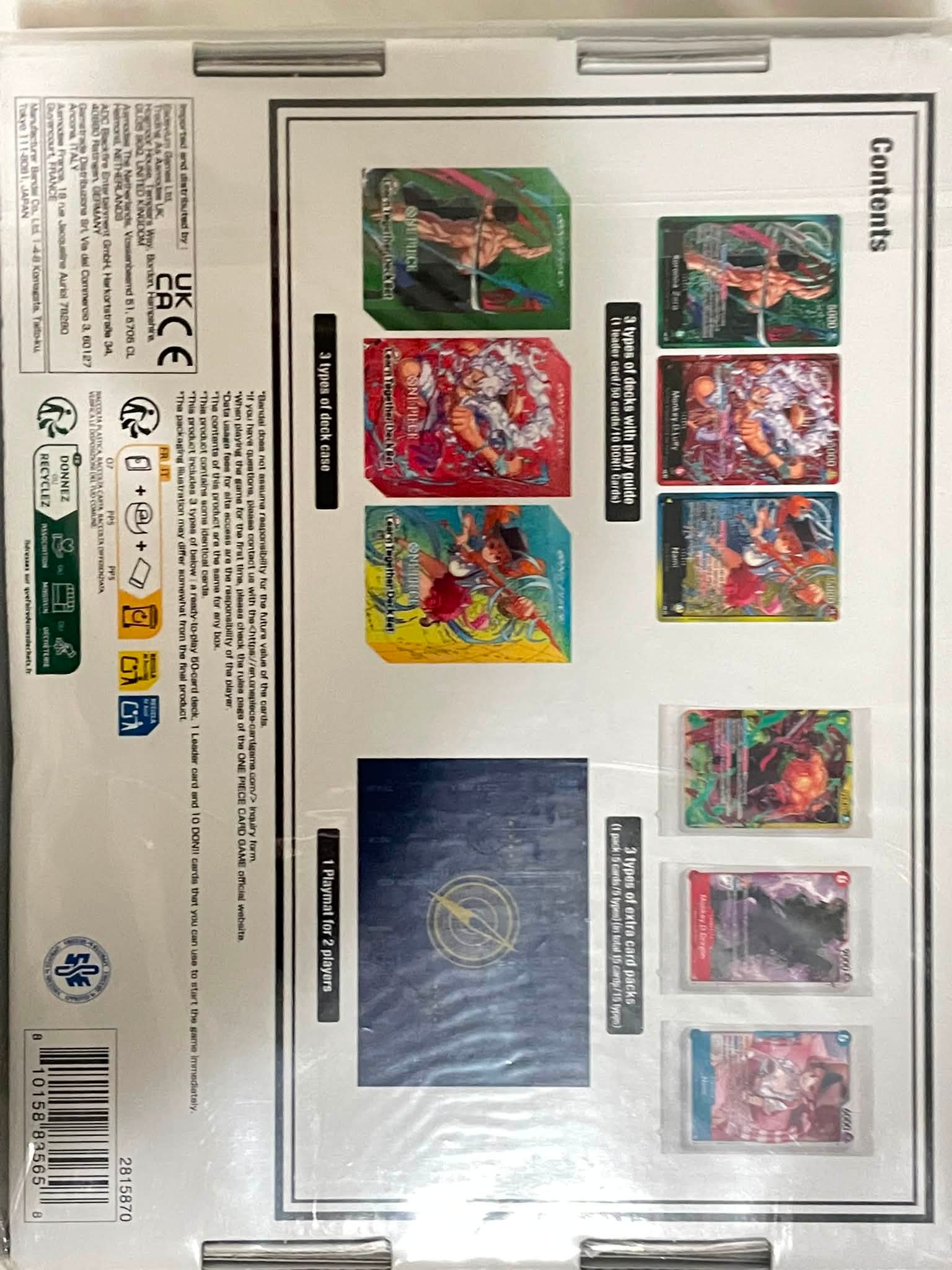 WTS One Piece Learn Together Deck Set Great set for those want
