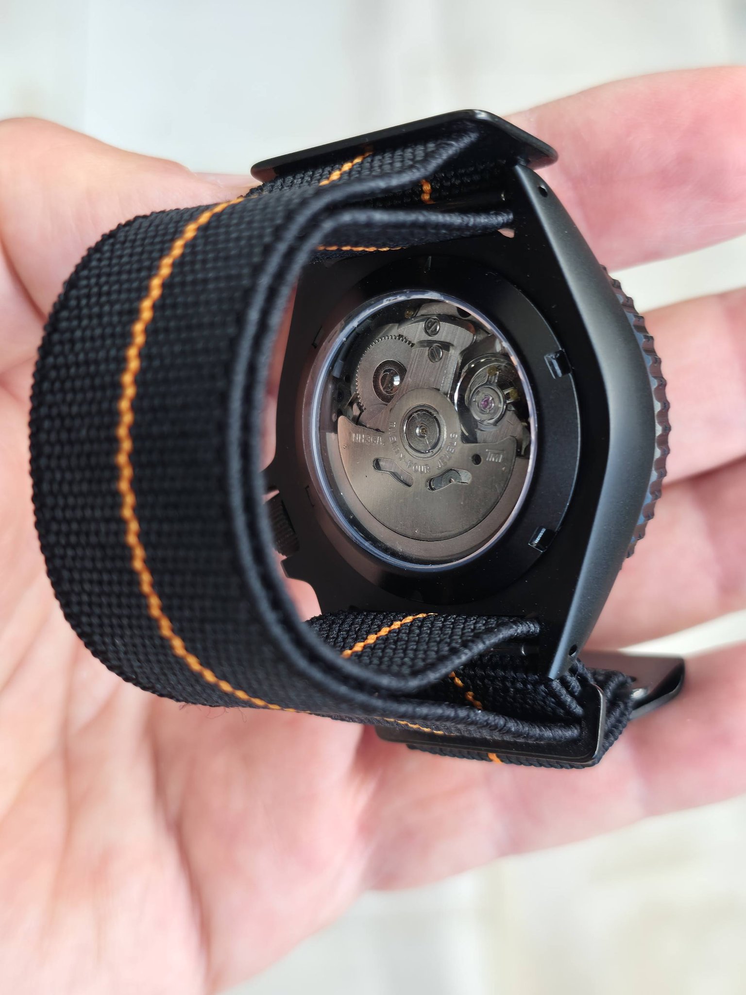 Seiko Mod Skx Black Matte 42mm NH36 Automatic watch