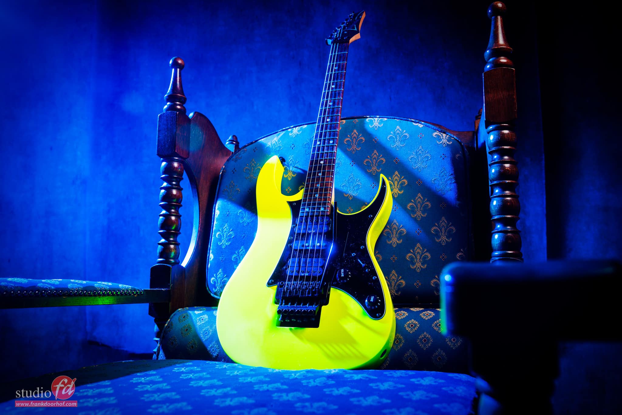My Ibanez RG471AH costumed as Jason Becker Numbers hahaha