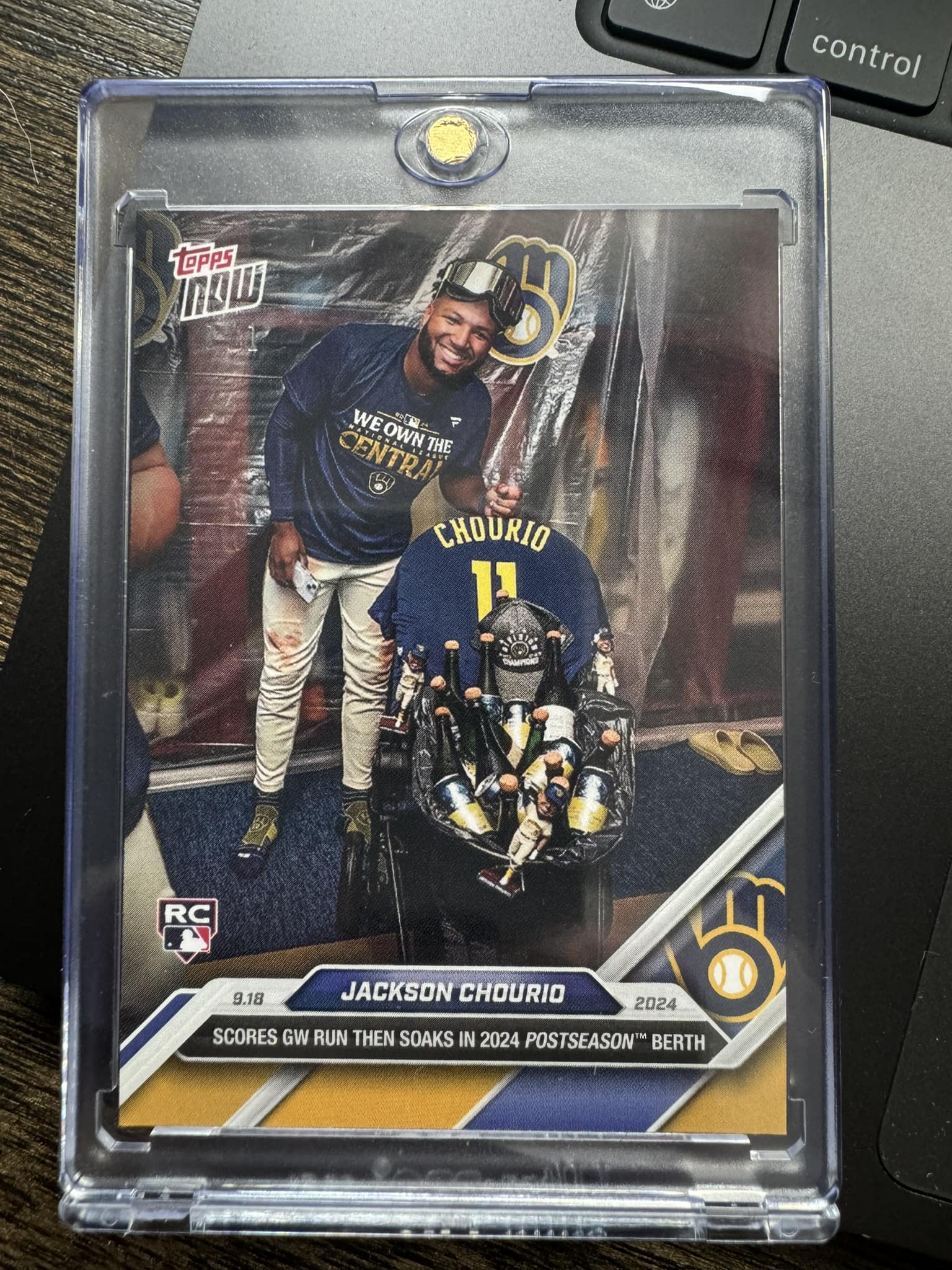Just landed this 1/1 Cade Horton from a Bowman 2022 Draft 1st 