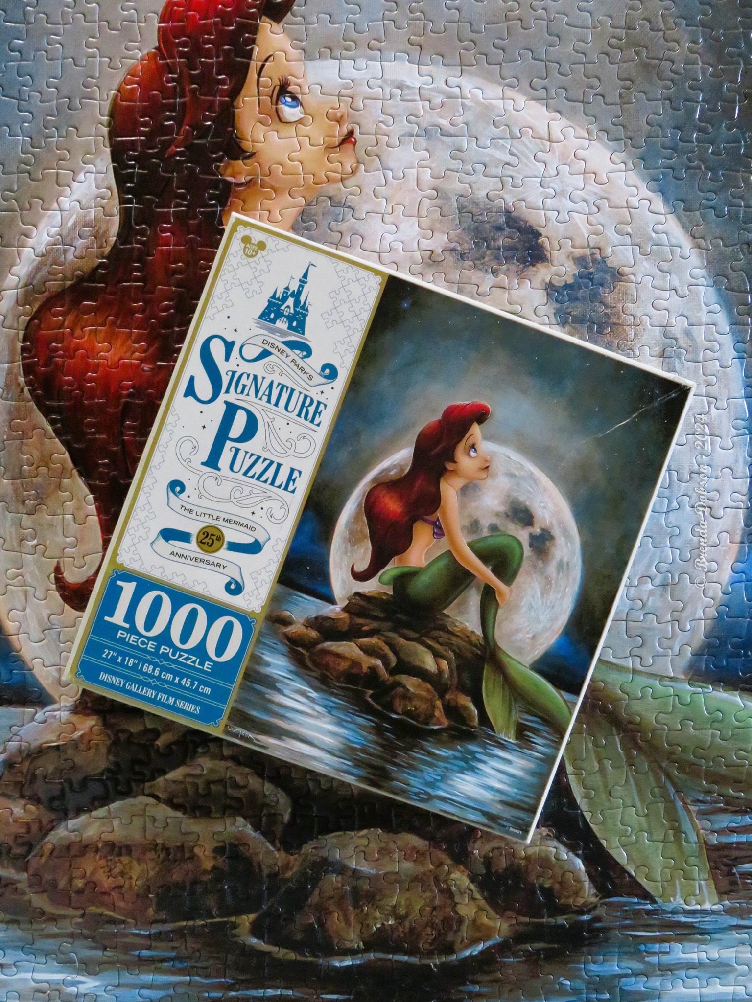 Disney Parks Signature Puzzle The Little Mermaid Assembly Experience display picture 1