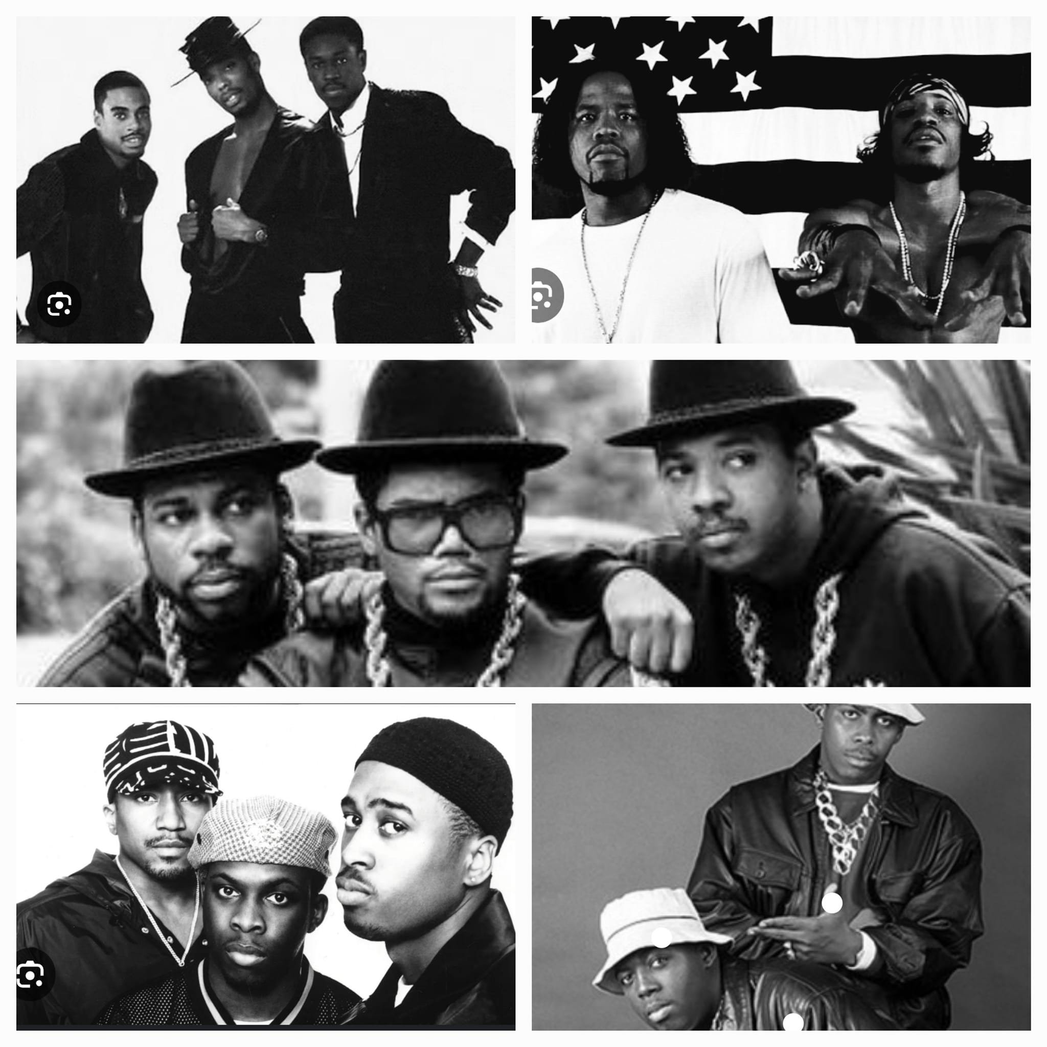 Top 3 Hip Hop groups from the 80's and 90's 🤔