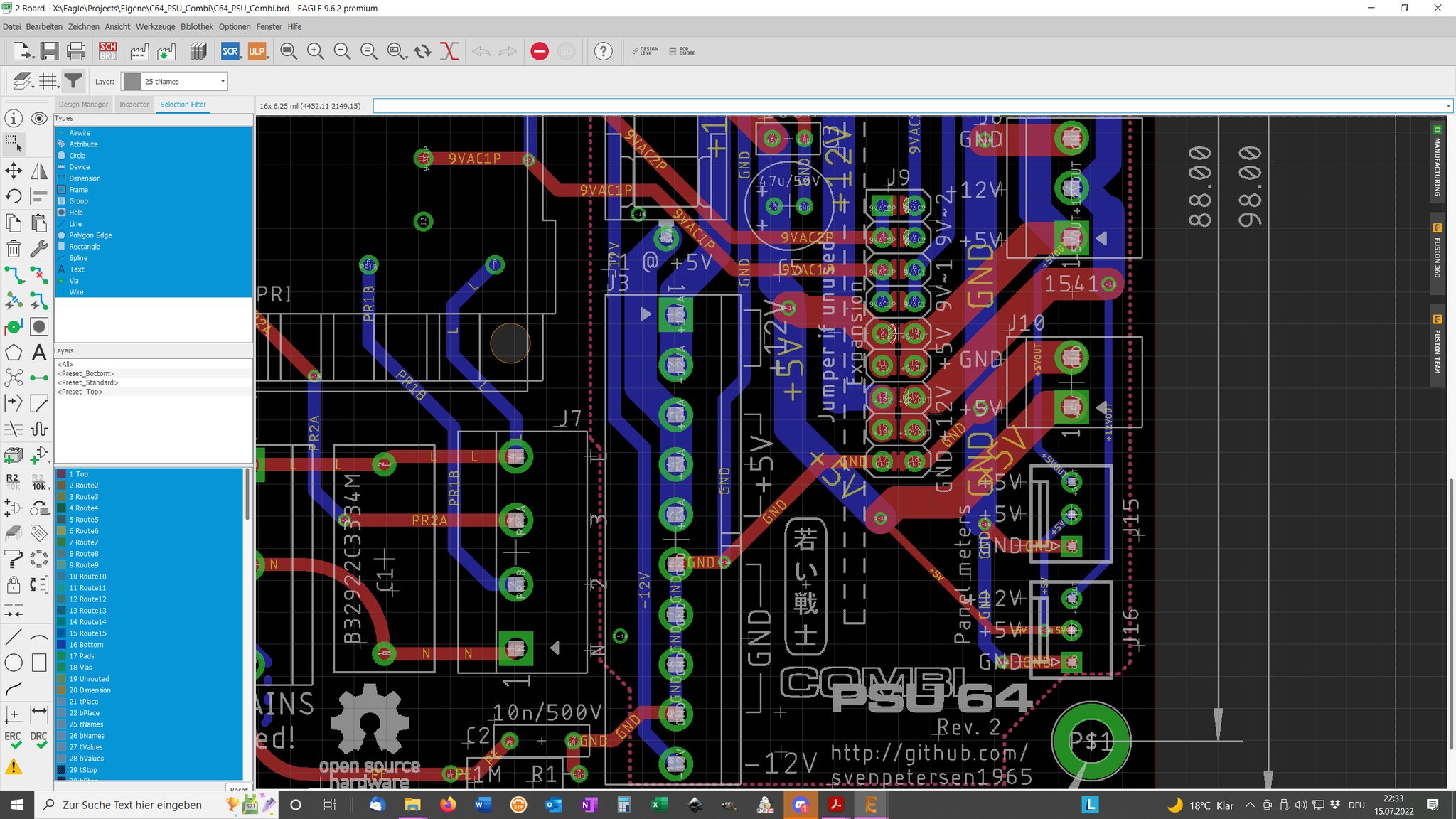 C64 PSU Combi revision 2 update with optional 5V connector