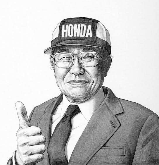 This is the man who created the Honda legend Mr. Soichiro Honda