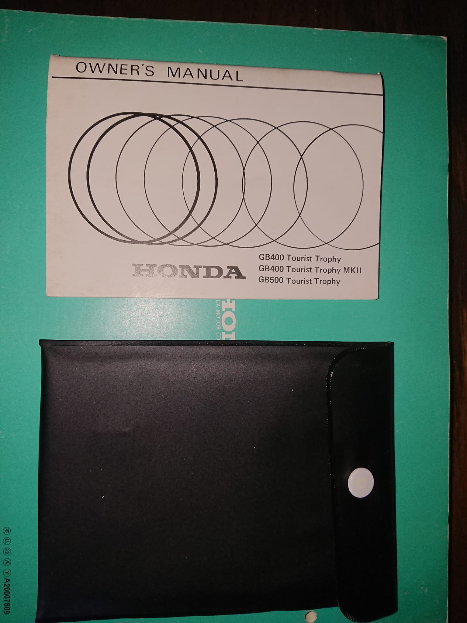 Honda GB400 and GB500 owner's manual