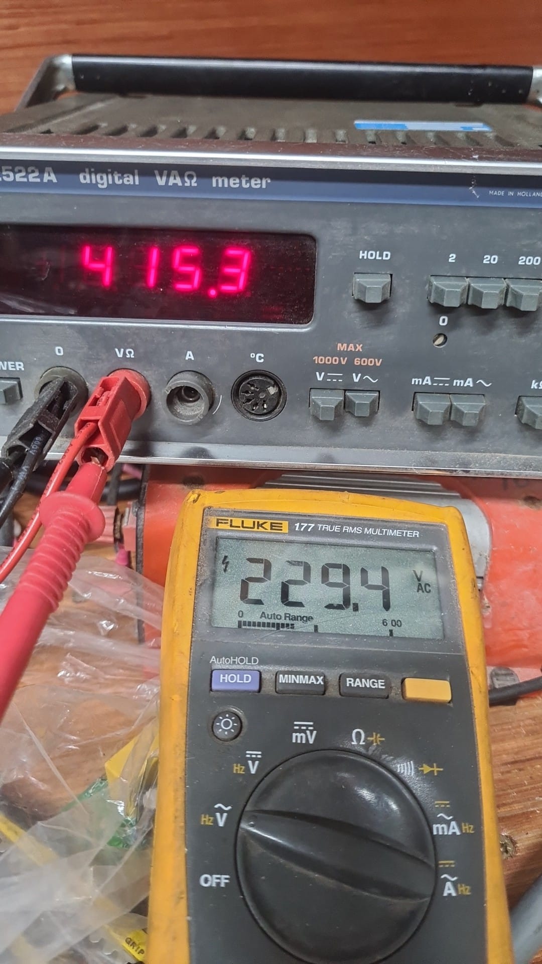 Yokogawa 7562 meter behavior with DC volts