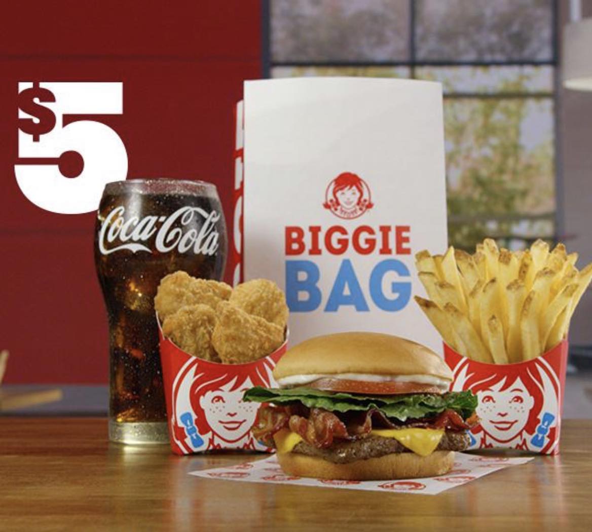 The Wendy's biggie bag is now $8.