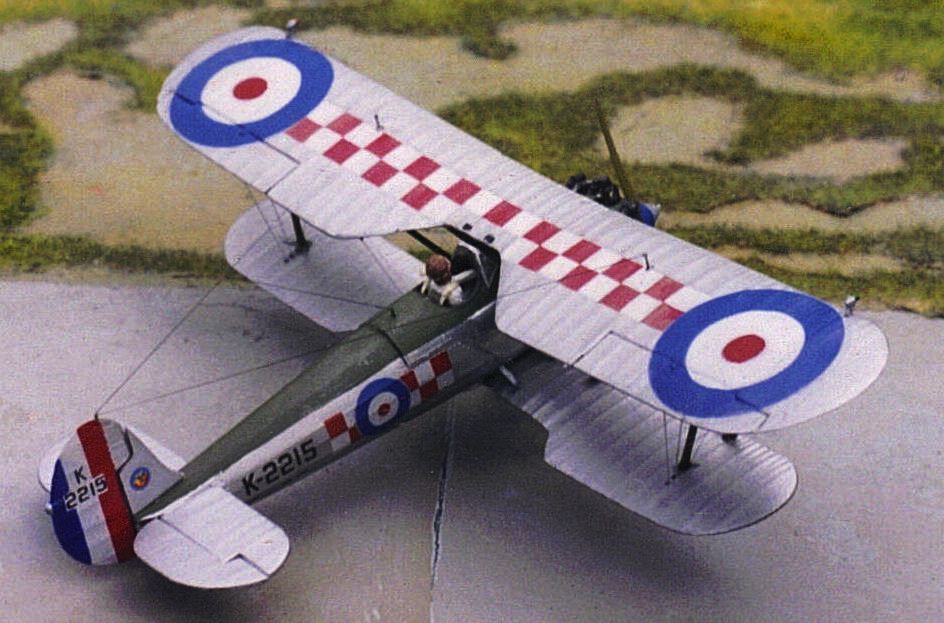 Wing Club Bristol Bulldog K2481 模型 Bristol Bulldog Mk.II A