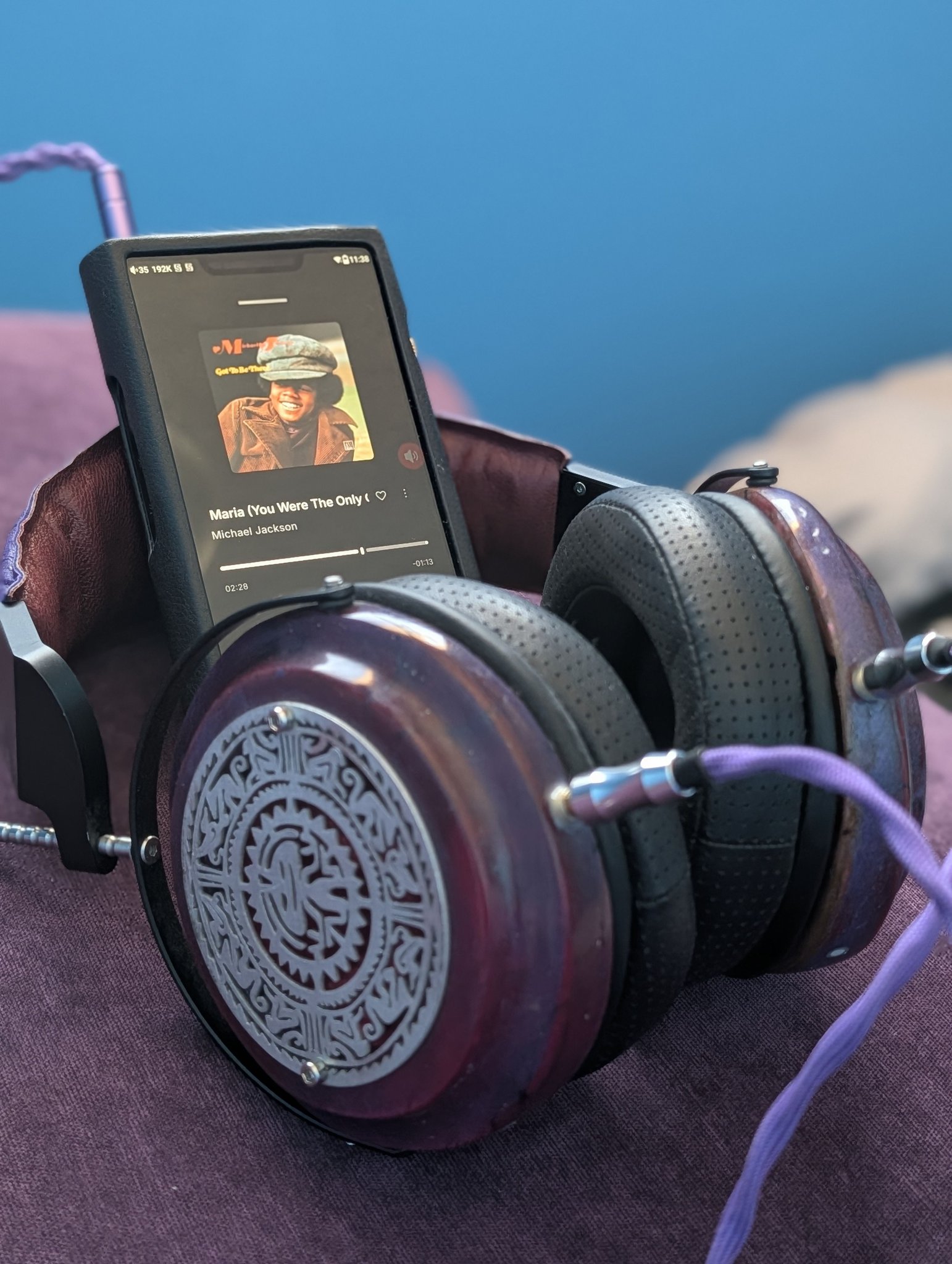ZMF Headphones Auteur with custom 21awg OCC copper cable