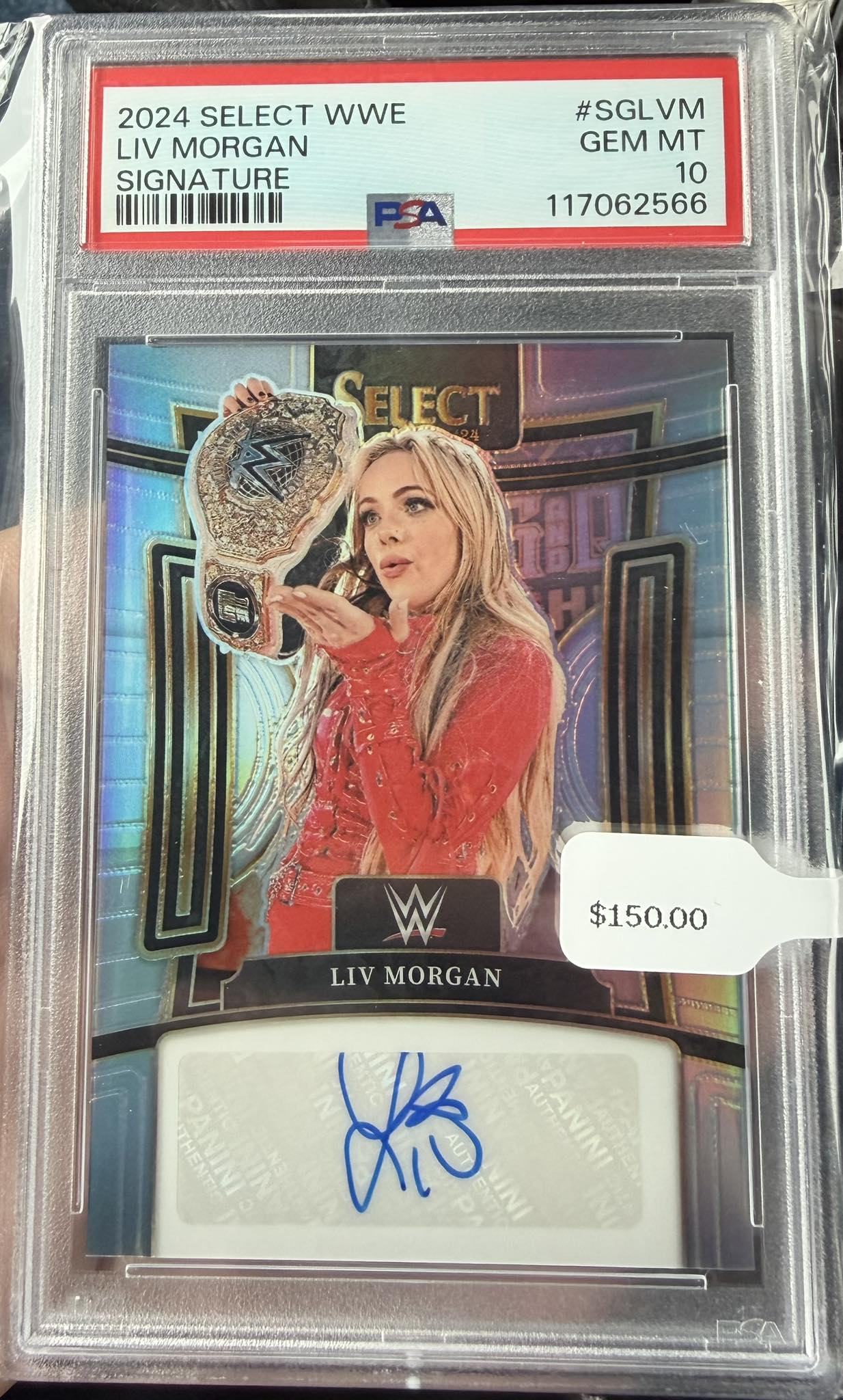 Found rare Liv Morgan WWE card numbered 50