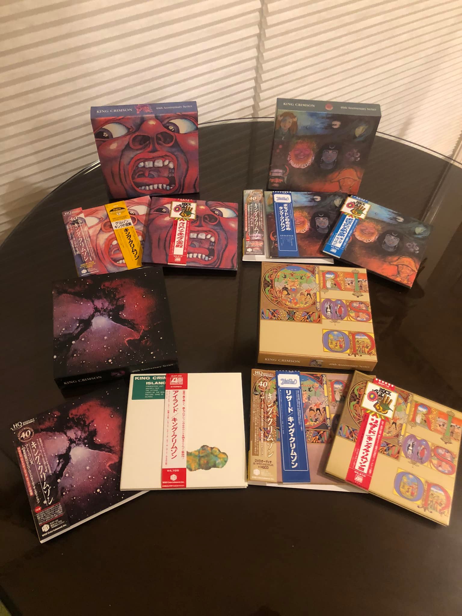 King Crimson 40th anniversary series mini LP/BluRay