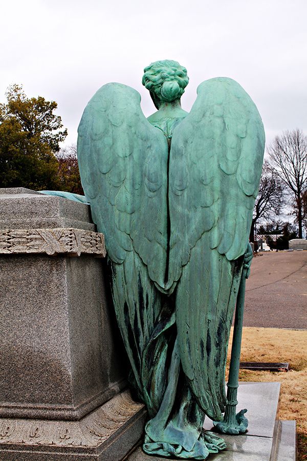Haserot angel statue in Lake View Cemetery | Cleveland, OH