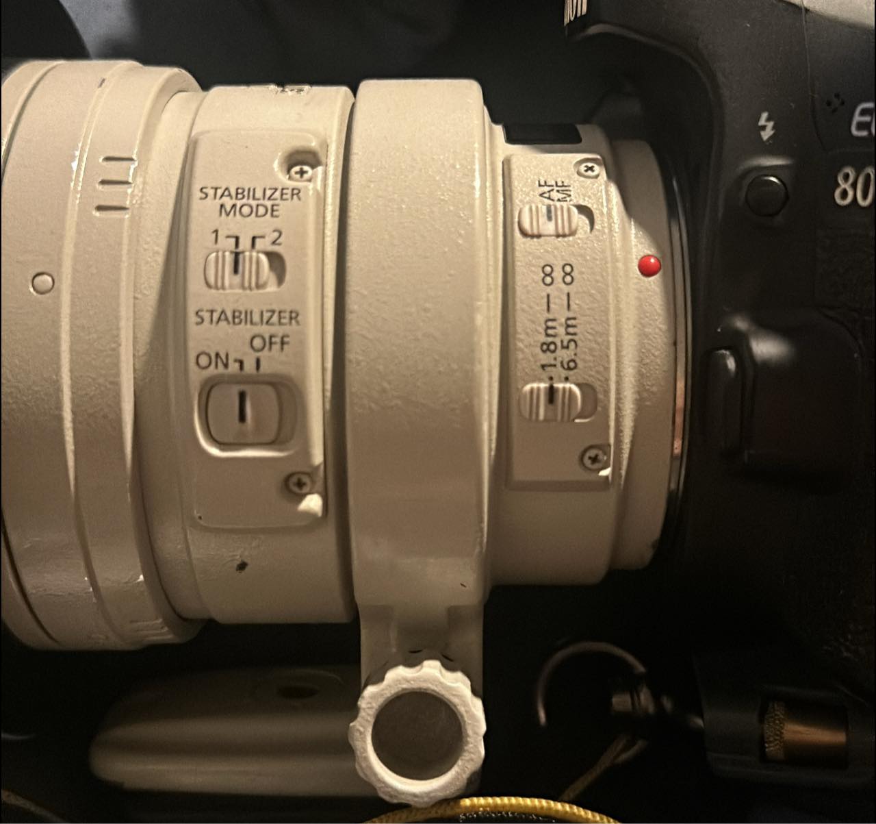 Canon 100-400 mm lens stabilizer modes