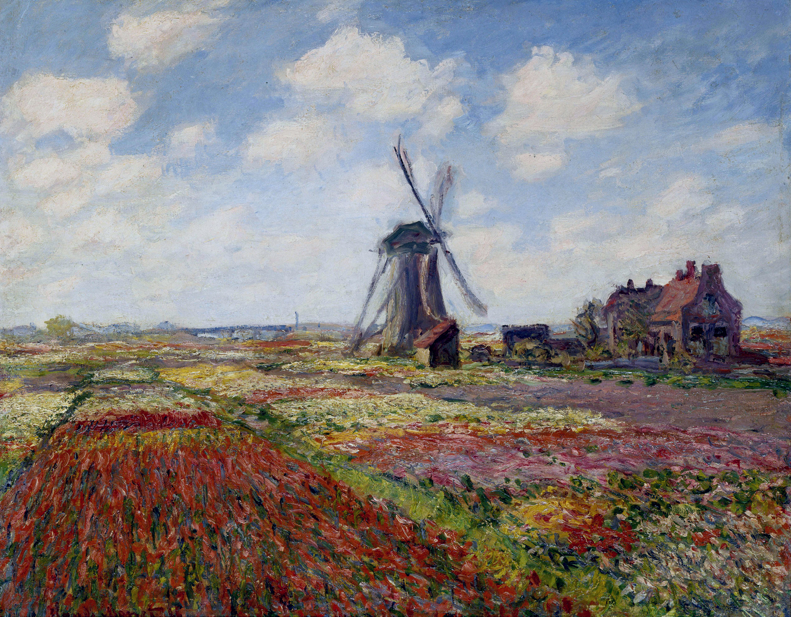 Eric Petit - Claude Monet, Champs de tulipe avec le moulin... | Facebook