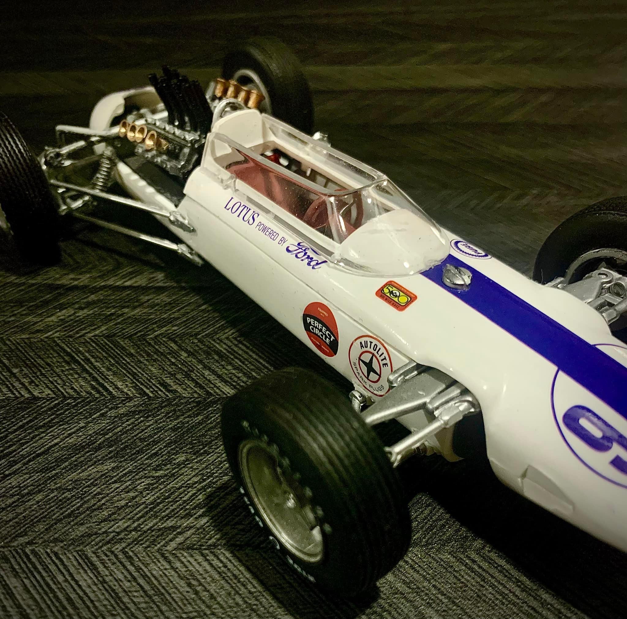 Building the Dan Gurney Lotus Model Car Kit