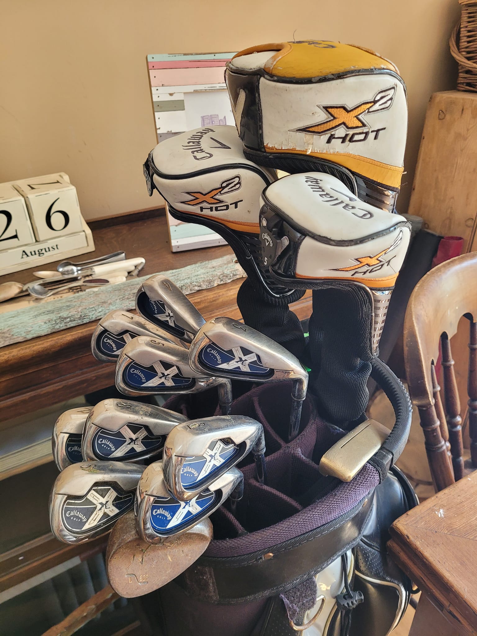 Golf round review with Callaway and Ping clubs