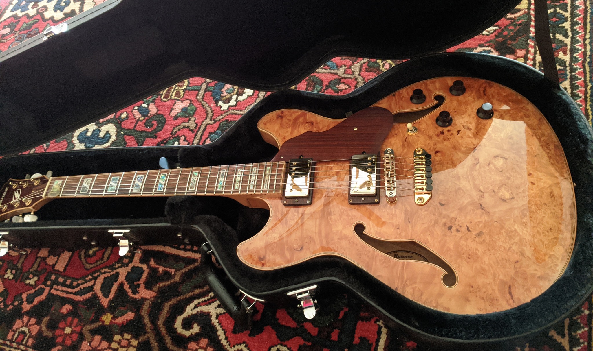 Ibanez Custom AS103 BM-NT-12-01 Burl Natural / Gloss 2007