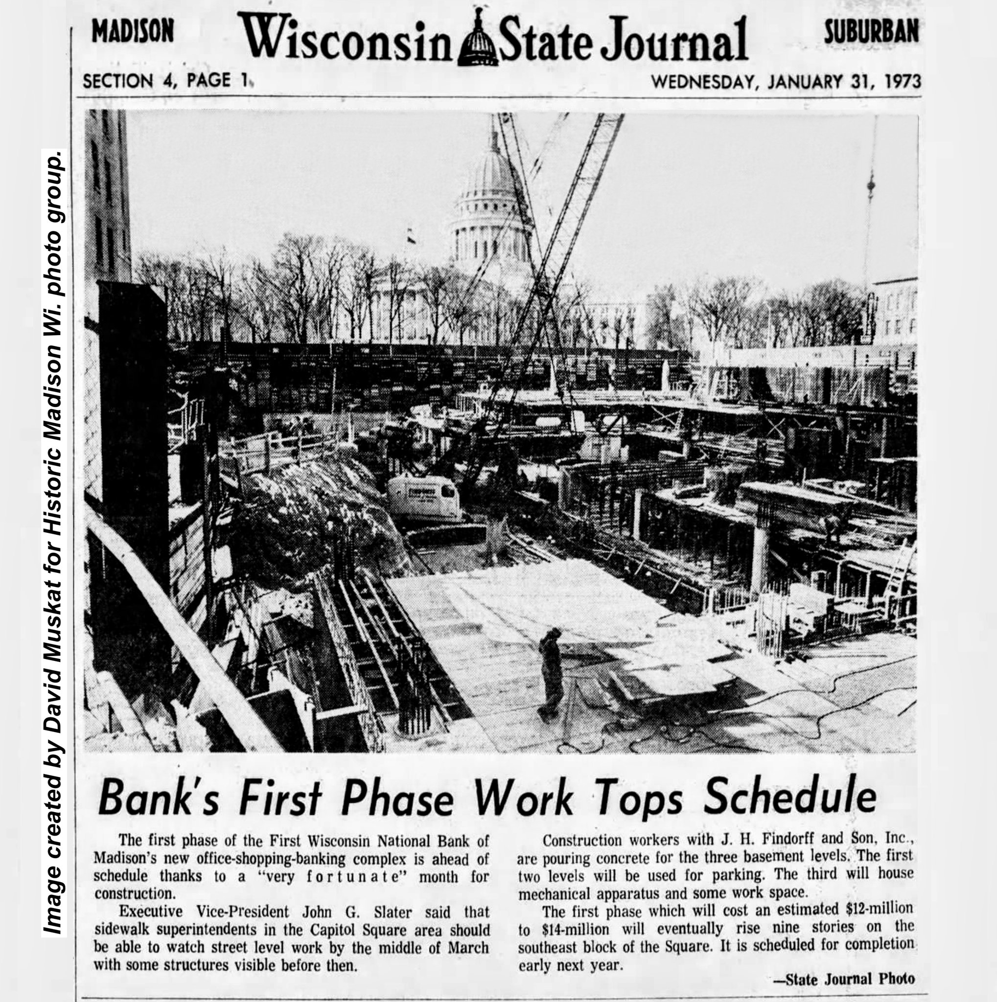 Historic Madison Wi. photo group | From the January 31, 1973 Wisconsin ...