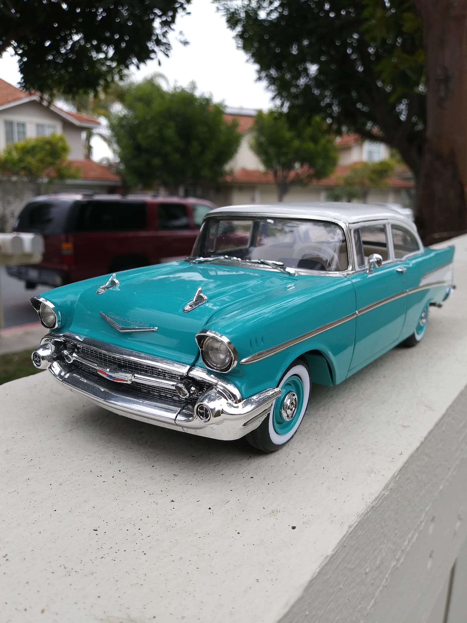 Revell 57' Chevy 210 2 door sedan in Tropical Turquoise