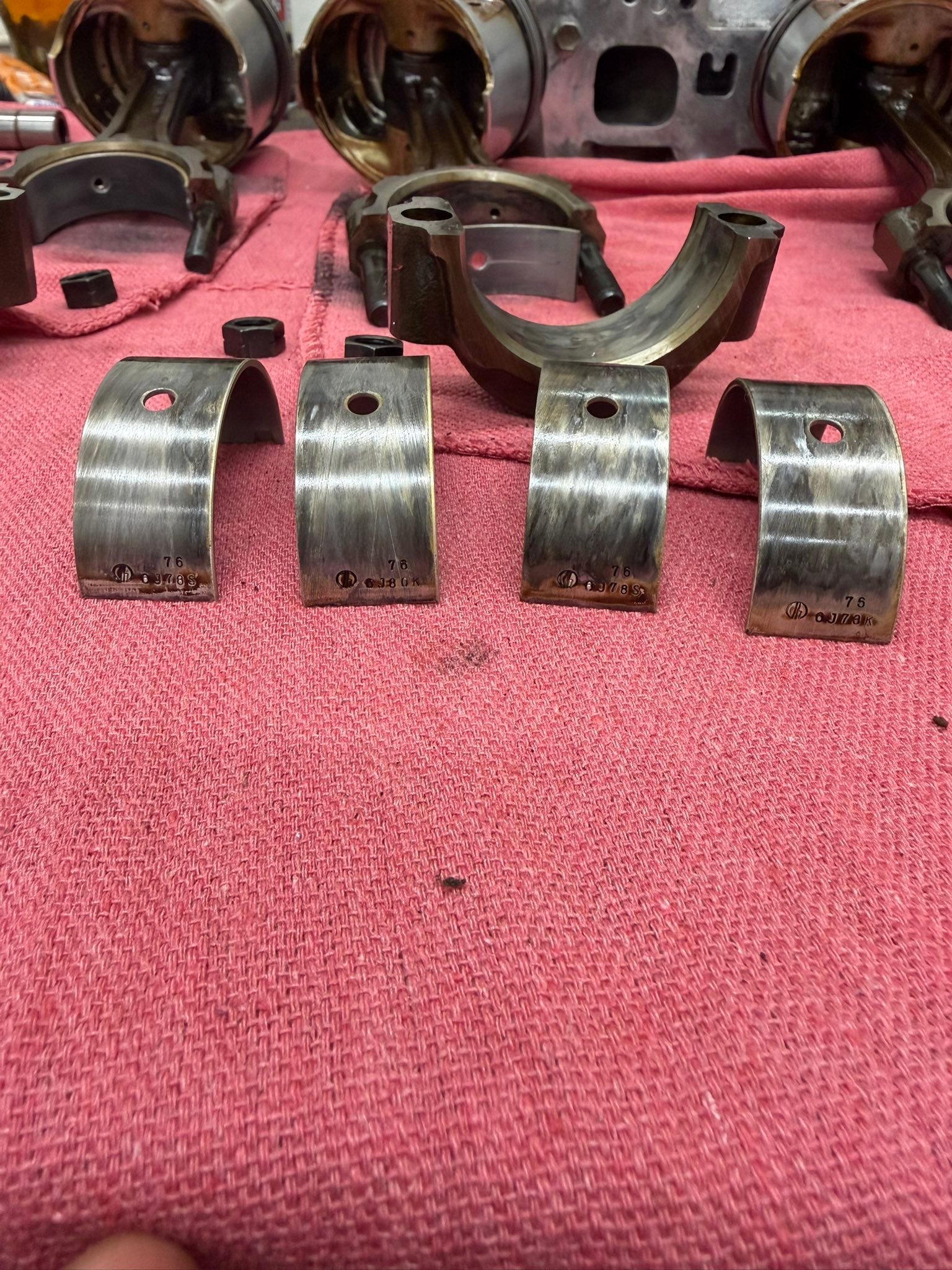 Where to find Toyota 22R/22RE engine bearings by part number?