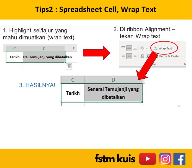 Khirulnizam - Tips menggunakan lembaran kerja (spreadsheet excel ...