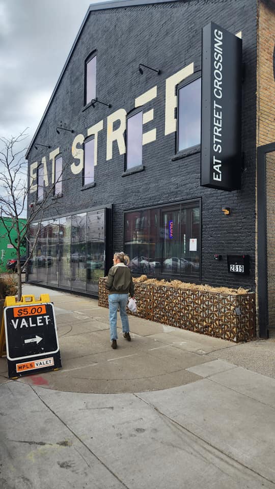 Eat Street Crossing and Liquor Exchange on Nicollet Avenue