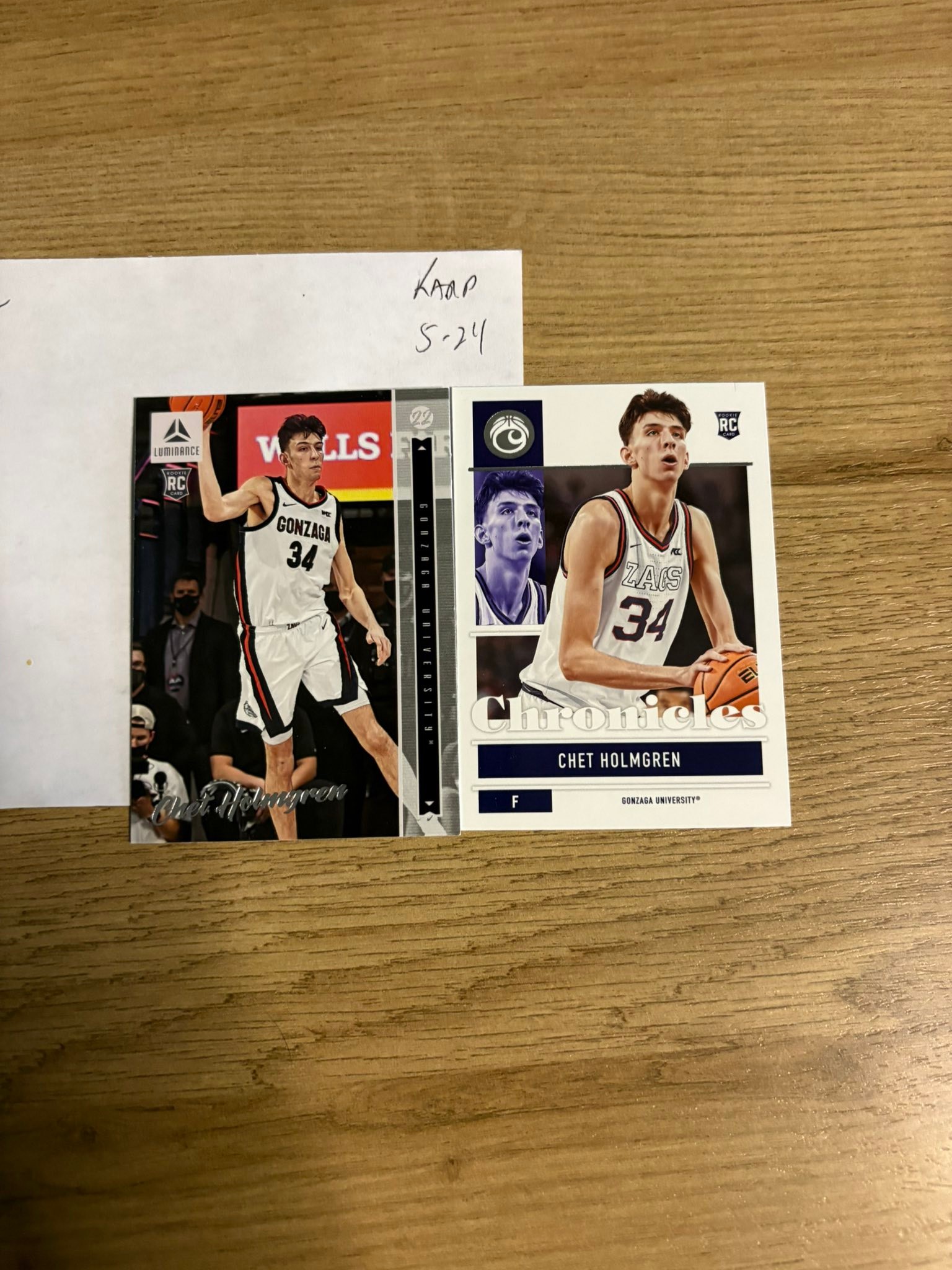 Chet Holmgren rookie lot