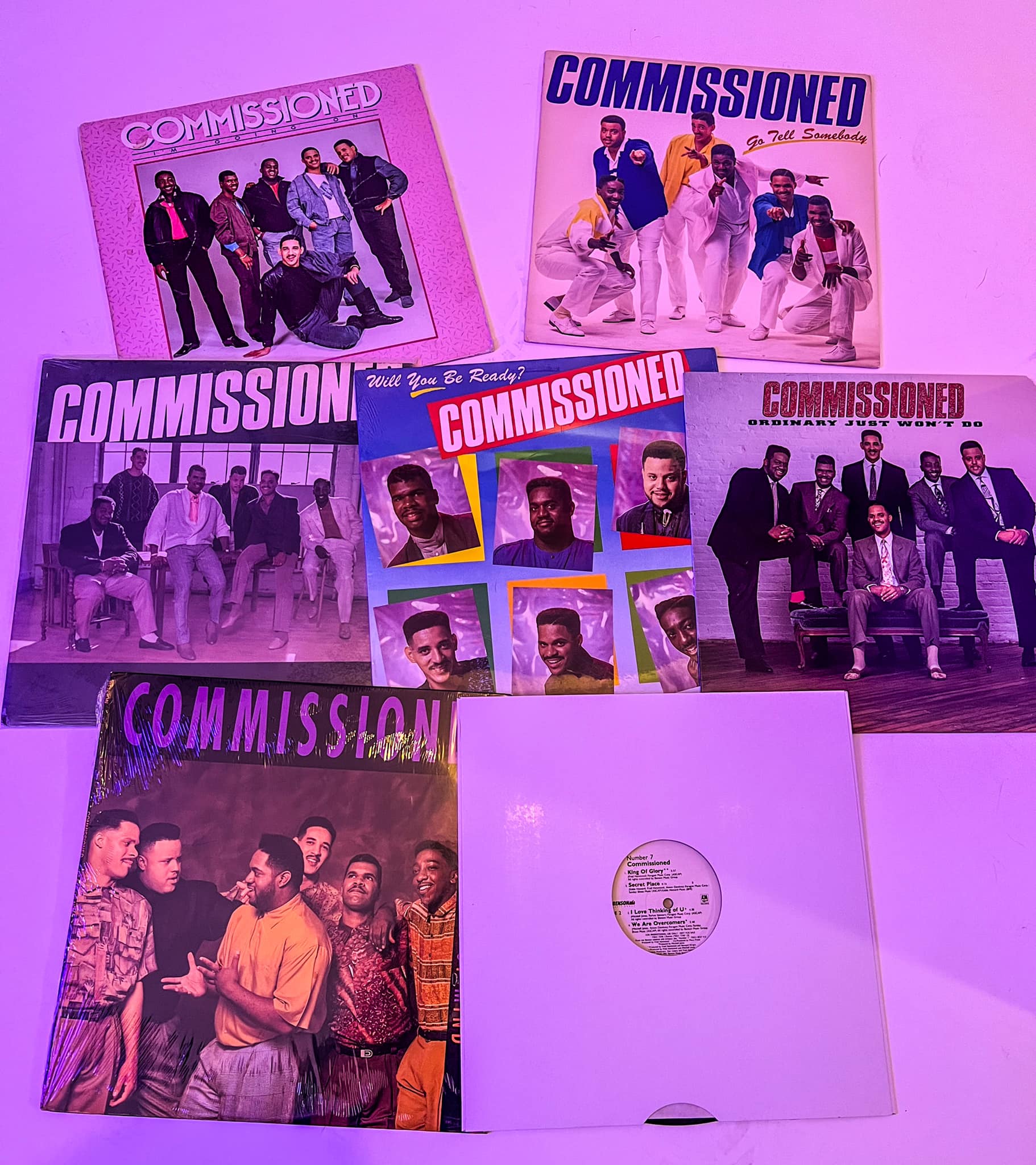 Commissioned vinyl collection from 1985 to 1991