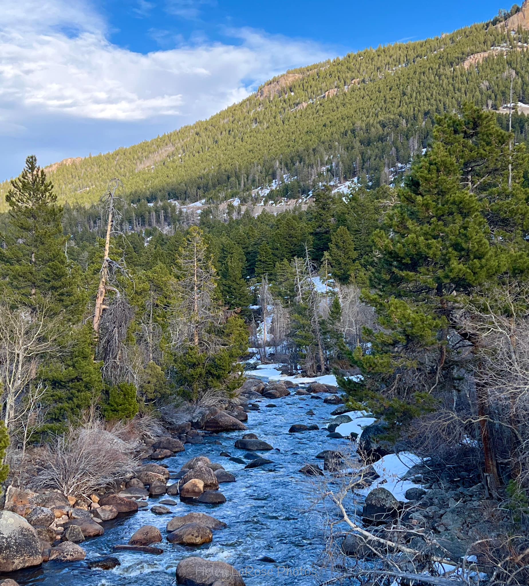 Wyoming through The Lens | Lengthening shadows, a receding snow bank ...