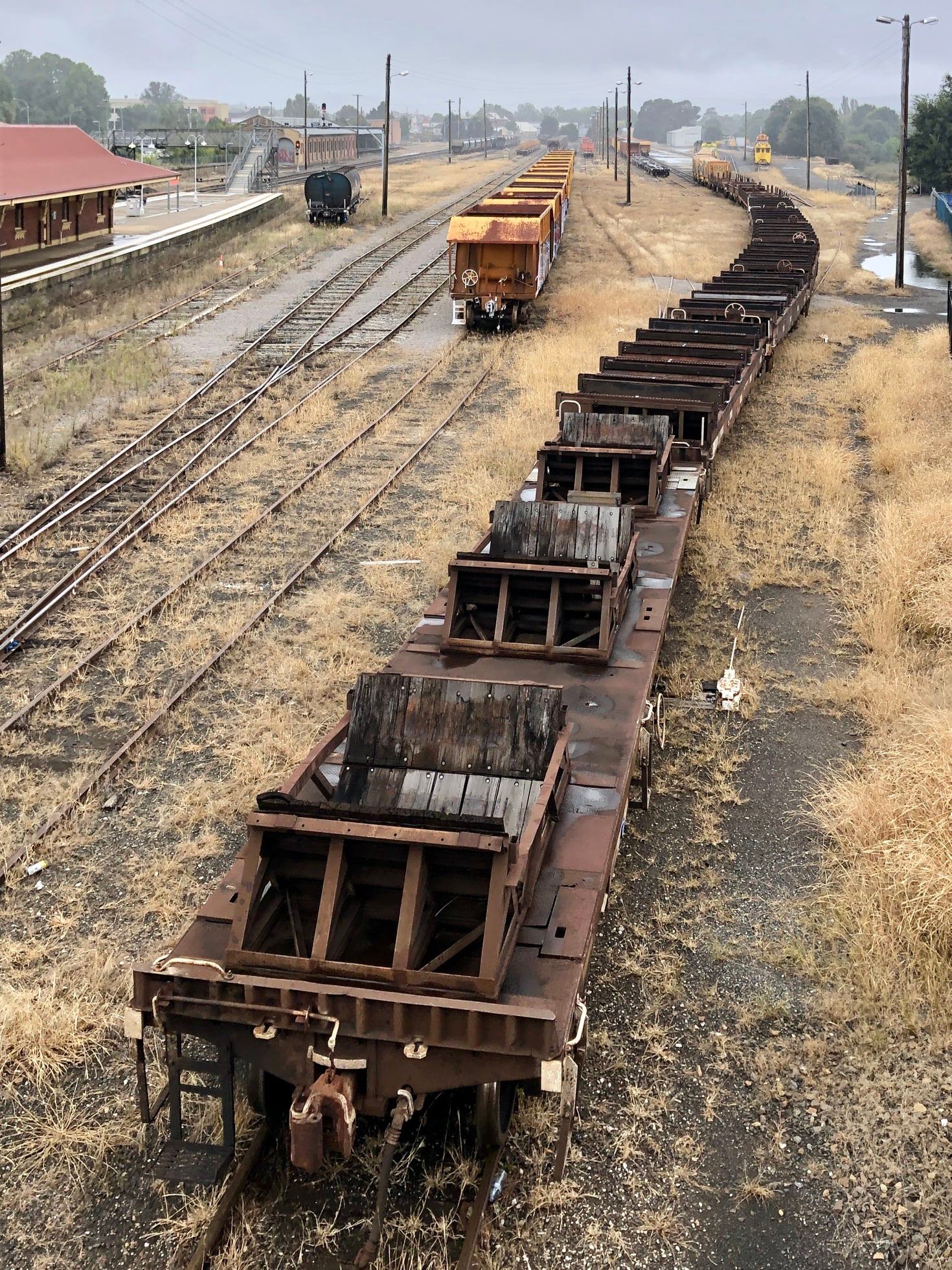 NSW Railways - Past and Present | Rakes of wagons were shuttered from ...