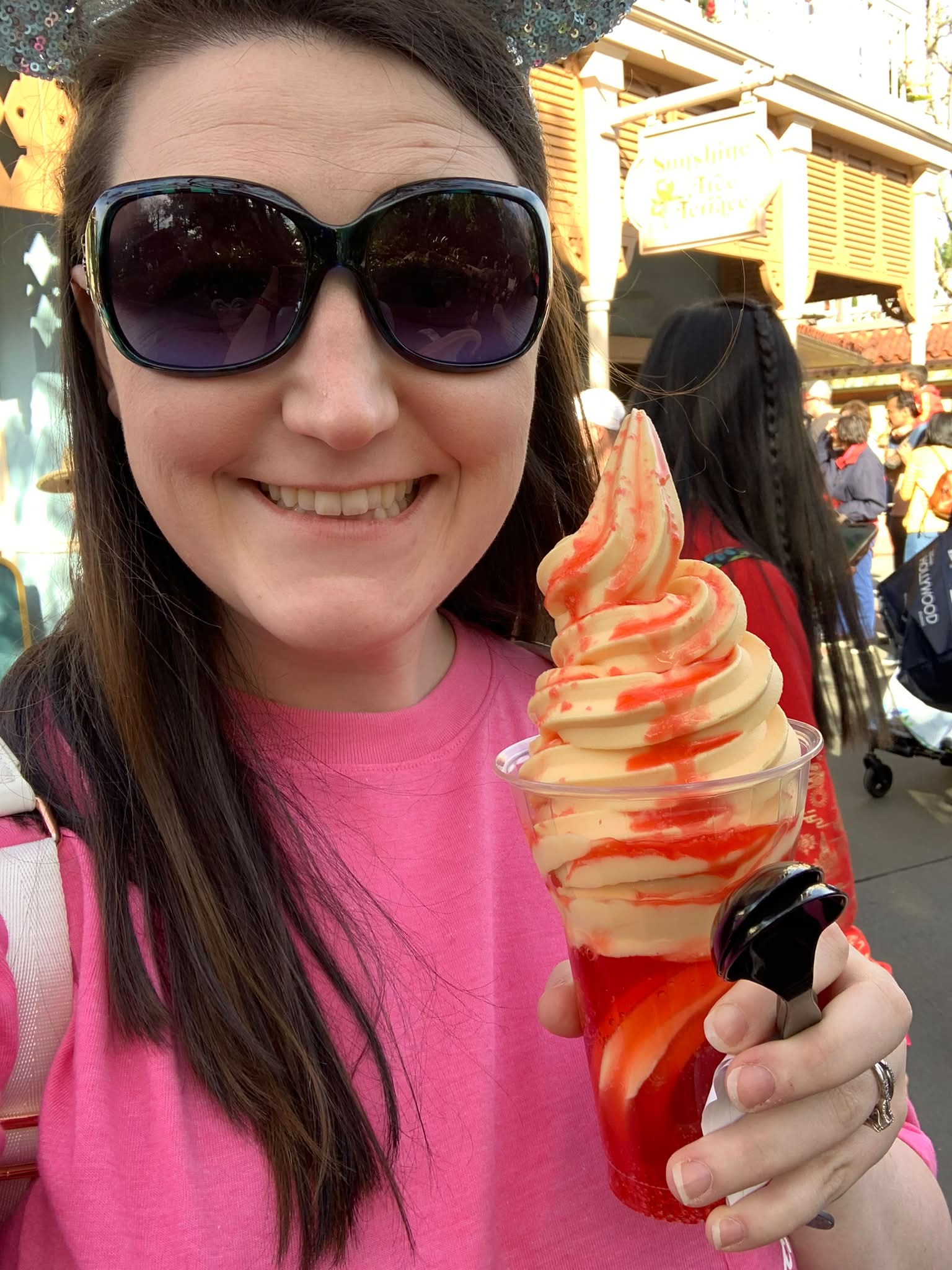 Dole Whip Pineapple-Orange with Guava Juice at Trader Sam's