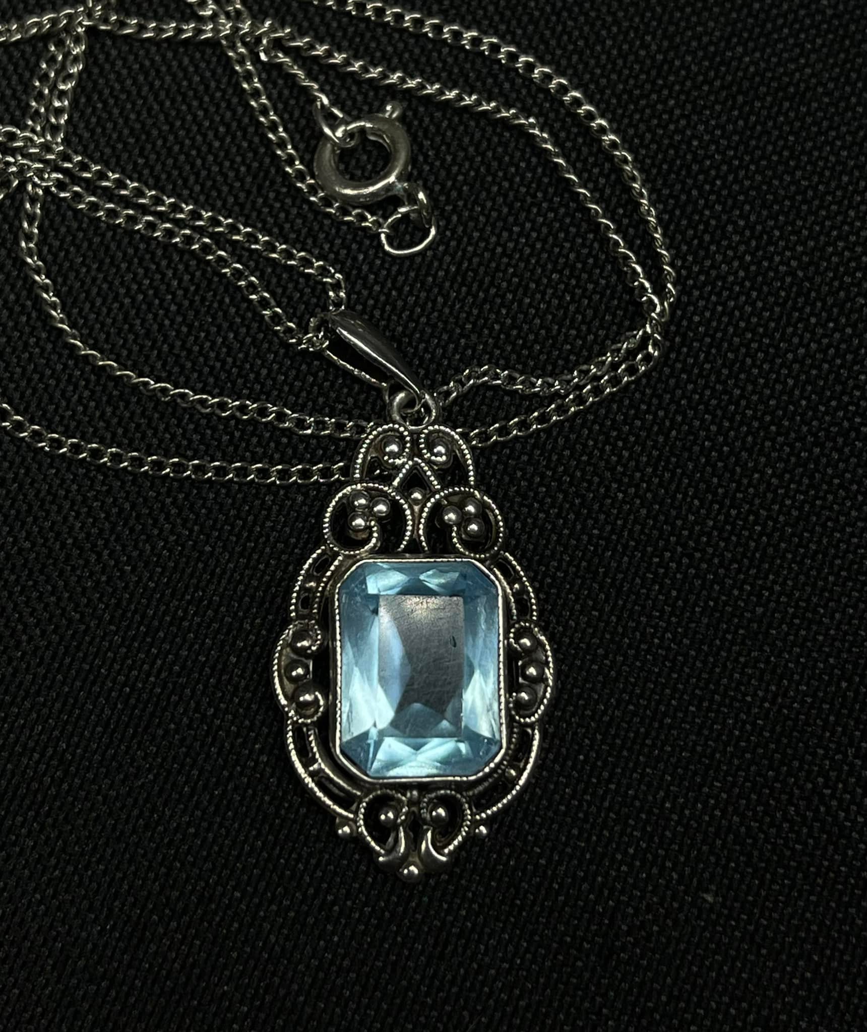 Makers mark on German deco silver necklace?
