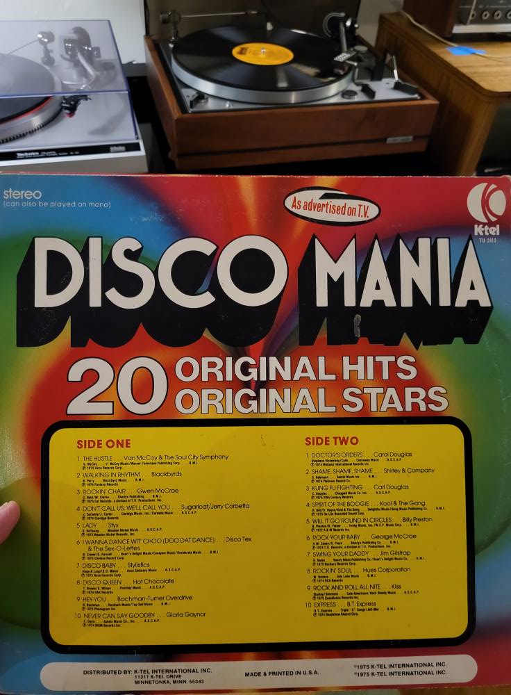 7-A-side super dancing hits LP $150 HK version Disco