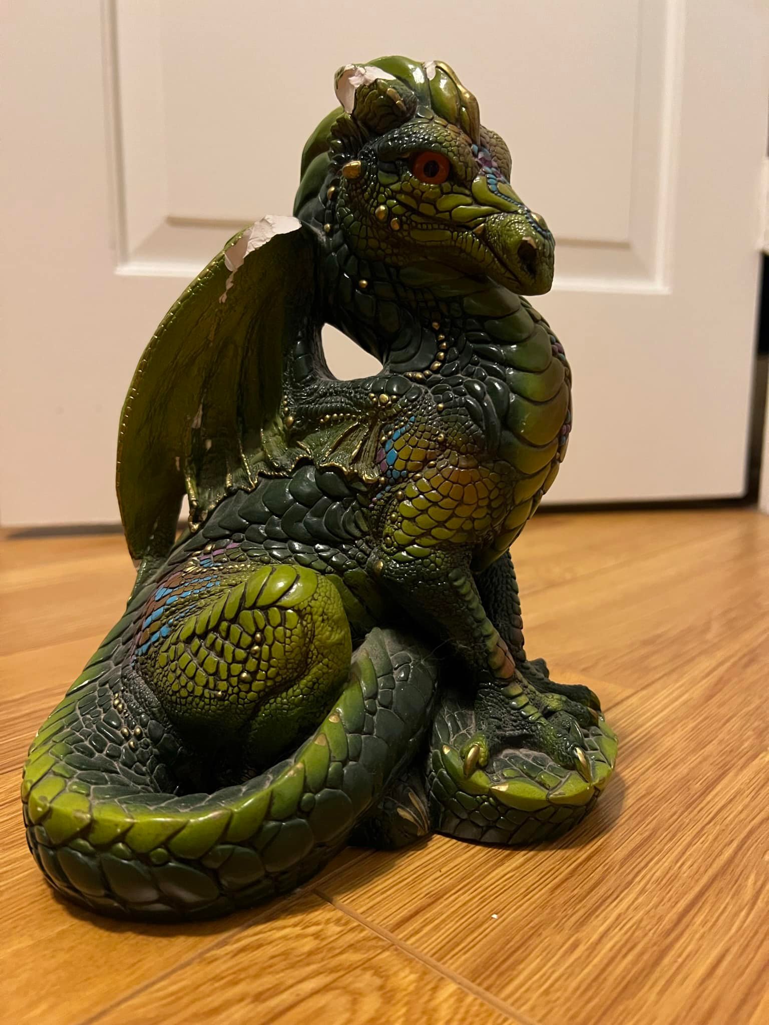 What is the value of vintage Windstone green emerald dragons?