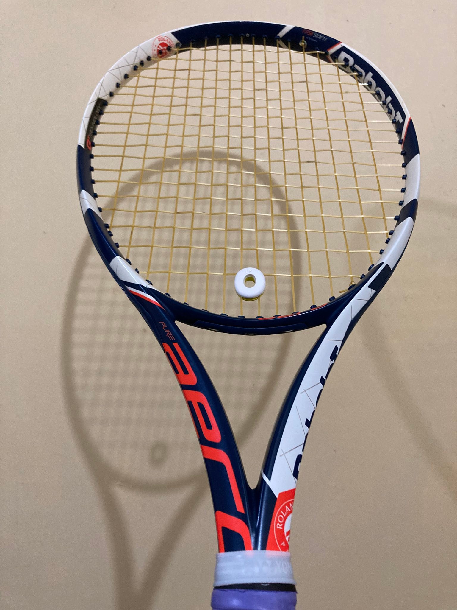 Babolat Pure Aero Roland Garros 2016 100 sq inch 300 grams 27 inch 