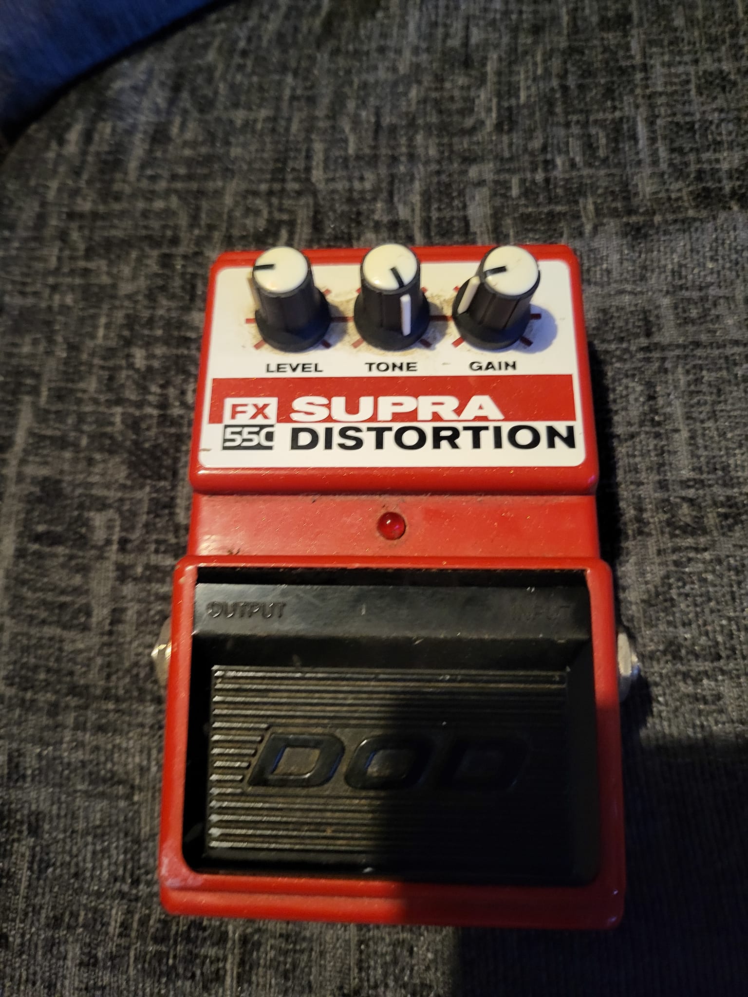 Mint condition dod fx55-c supra distortion pedal found