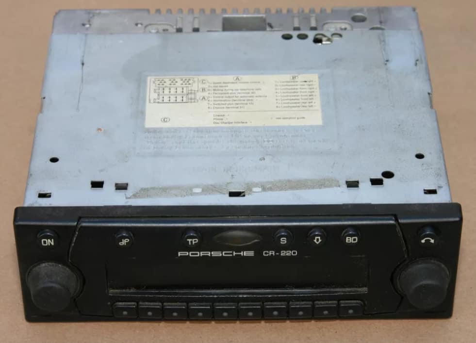 Porsche 996 CDR220 radio issue resolved with Becker refurbished unit